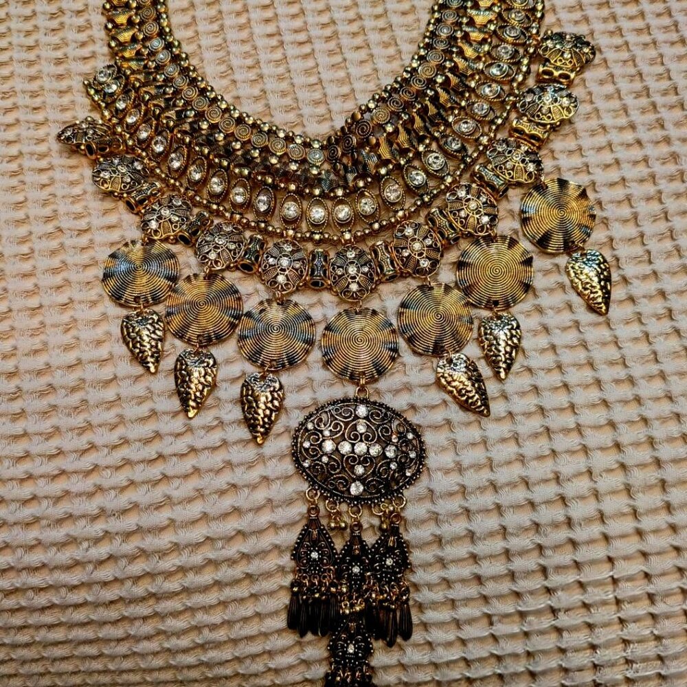 Necklaces and earrings